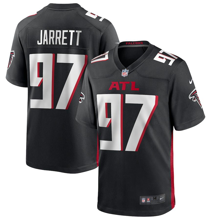 Men Atlanta Falcons 97 Grady Jarrett Nike Black Game Player NFL Jersey